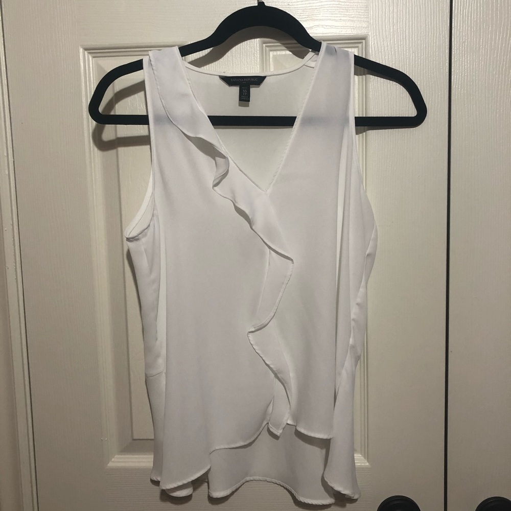 Banana Republic Ruffle Blouse XSP